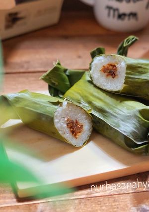 Foto resep Lemper Ketan isi Abon