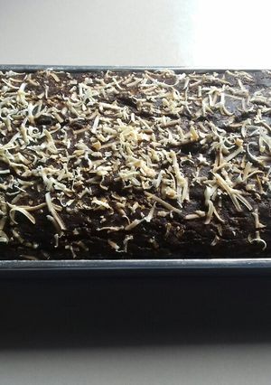 Foto resep Brownies choco banana chese (eggless)