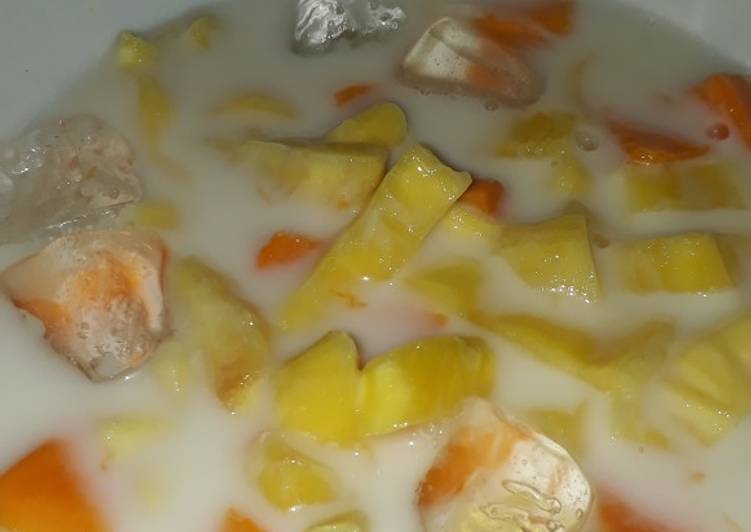 Resep Nangka susu mangga 🍹 yang Bisa Manjain Lidah
