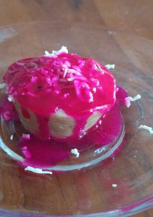 Foto resep Pisang Keju Cup Dragon Sauce (camilan 9+ M)