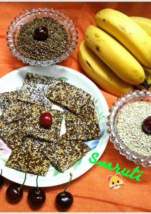 A picture of Sesame & Flax Seeds Brittle.