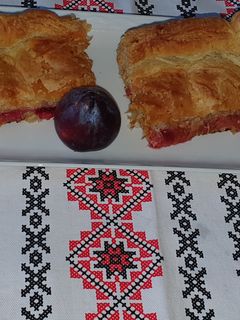 O poză a rețetei Plăcintă cu prune.