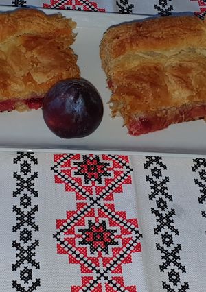 O poză a rețetei Plăcintă cu prune.
