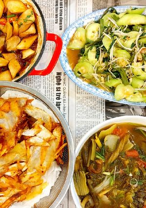 Hình của món Mâm cơm gia đình #11: món chay.