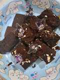 Azuki Red Bean Oat Brownies (kacang merah) | vegan, gluten free & refined sugar free