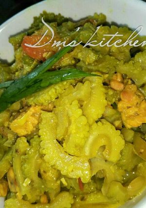 Foto resep Oseng pare tempe pedas