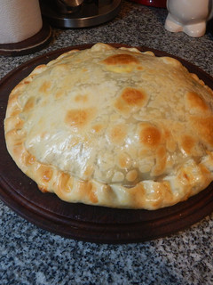 Una foto de Tarta de acelga y queso