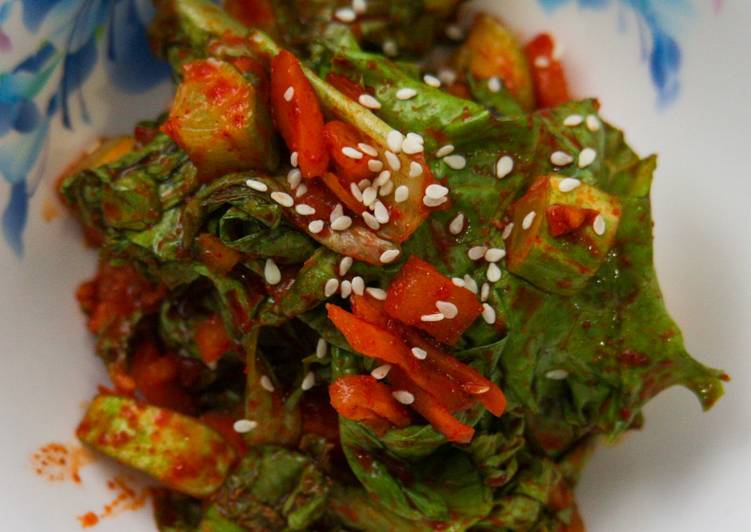 Salad selada pedas ala Korea (Sangchu - geotjeori)
