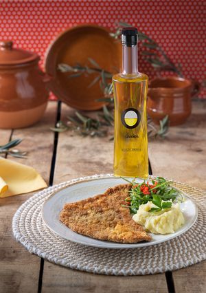 Schnitzel mit Kartoffelpüree Rezepthauptbild