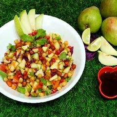 A picture of Babugosha Chaat/Salad.
