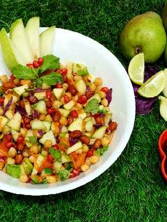 A picture of Babugosha Chaat/Salad.