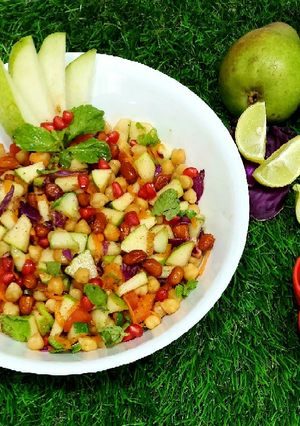 A picture of Babugosha Chaat/Salad.