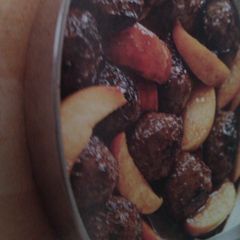 A picture of Vickys Fruity Pork Meatballs, Gluten, Dairy, Egg & Soy-Free.