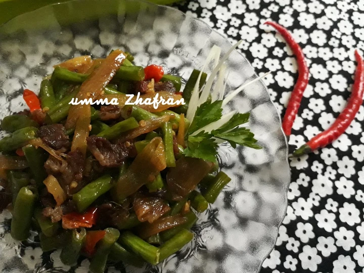 Langkah Gampang Membuat Resep  Tumis buncis daging cincang yang Bisa Manjain Lidah, Lezat Sekali