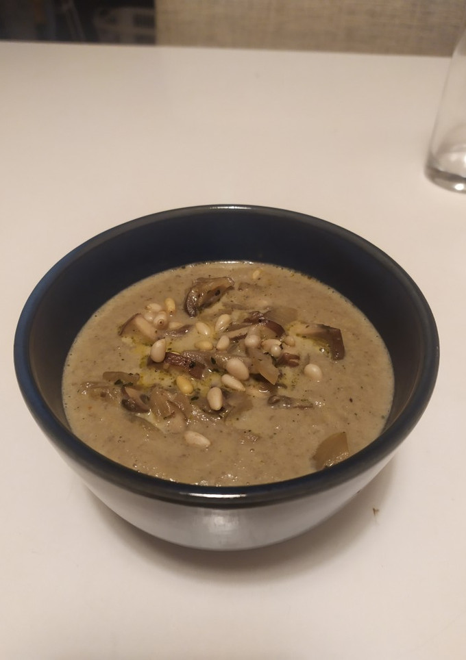 Una foto de Crema de bolets