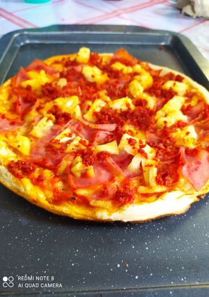 Una foto de Pizza