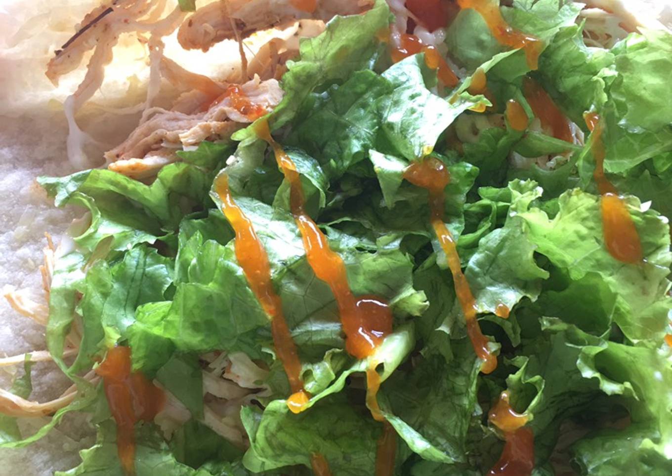 Cajun Chicken Tortilla Wrap