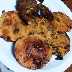 Jaggery Churi Masala Tikki A picture of Jaggery Churi Masala Tikki.