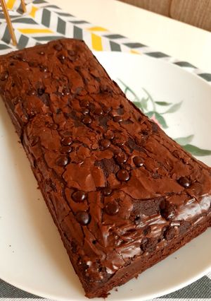 Foto resep Fudgy shiny brownies