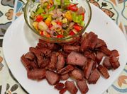 Gambar sei sapi sambal matah