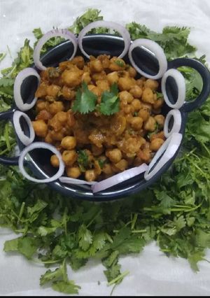 A picture of Amritsari chole.