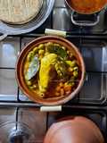 Tajine de Poulet aux Olives, Carottes et Citron Confit 🍋