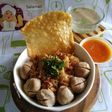 Kwetiau Kering Bakso Ala Mie Bakso Bening