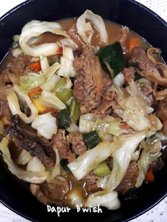 Foto resep Tongseng Daging Sapi tanpa santan