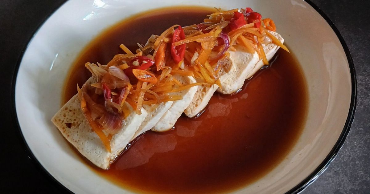 Tahu Kukus Saos Tiram (diet friendly)
