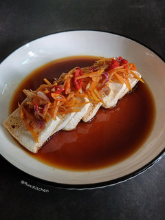Foto resep Tahu Kukus Saos Tiram (diet friendly)