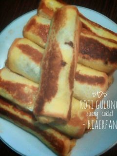 Foto resep Roti Gulung Pisang Coklat