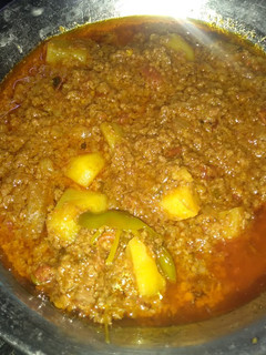 A picture of Bhunna Keema Aaloo.