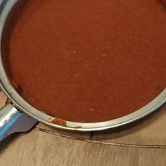 A picture of Home made enchilada sauce.