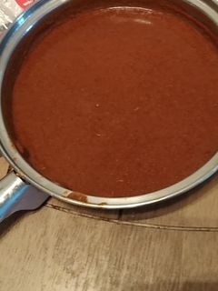 A picture of Home made enchilada sauce.