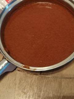 A picture of Home made enchilada sauce.