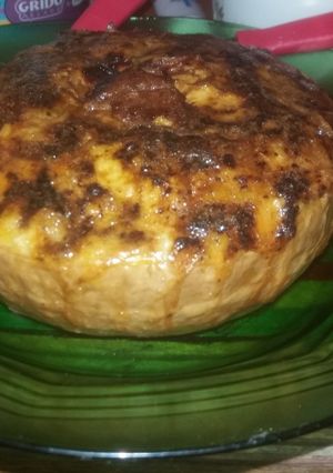 Una foto de Calabaza rellena