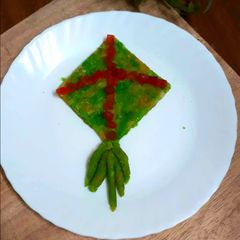 A picture of Coconut paneer sandesh.