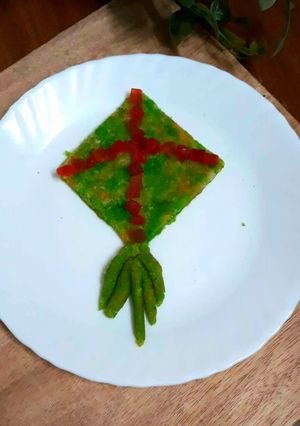 A picture of Coconut paneer sandesh.