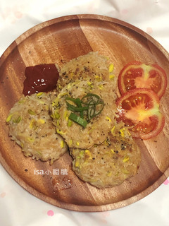 黃豆芽菜漢堡排 的食譜成品照片