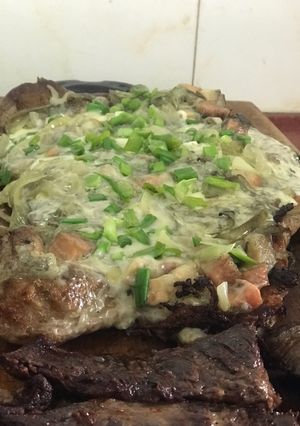 Una foto de Matambre de cerdo a la planchetta