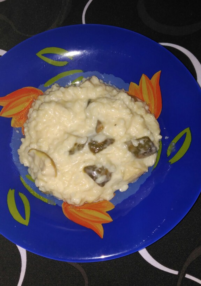 Una foto de Risotto de boletus