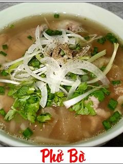 Hình của món Phở Bò.