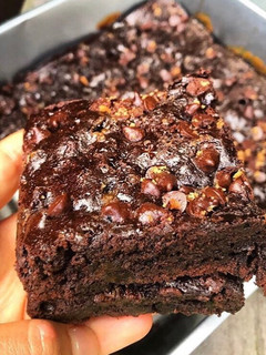 Una foto de Brownie fit sin harina