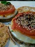 HAMBURGUESAS De Pollo al Salmorejo con Pan Pita...!