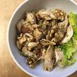 Ensalada de pollo y frutos secos