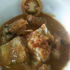 A picture of Terong bakar santan.