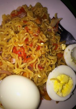 A picture of Indomie extraordinaire.