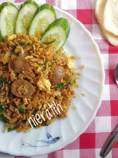Foto resep Nasi goreng baso