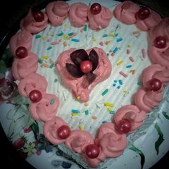 A picture of Eggless sponge cake to beat.