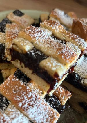 Rácsos linzer recept fotója